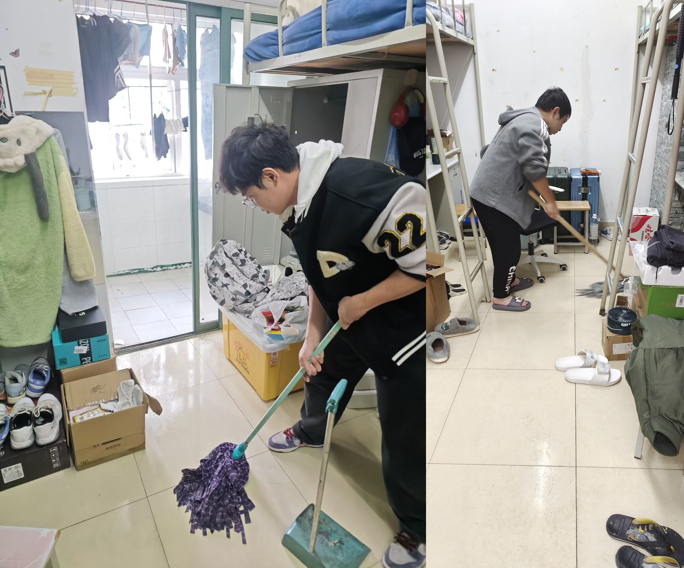 bat365开展2024年冬季学生宿舍安全卫生大检查