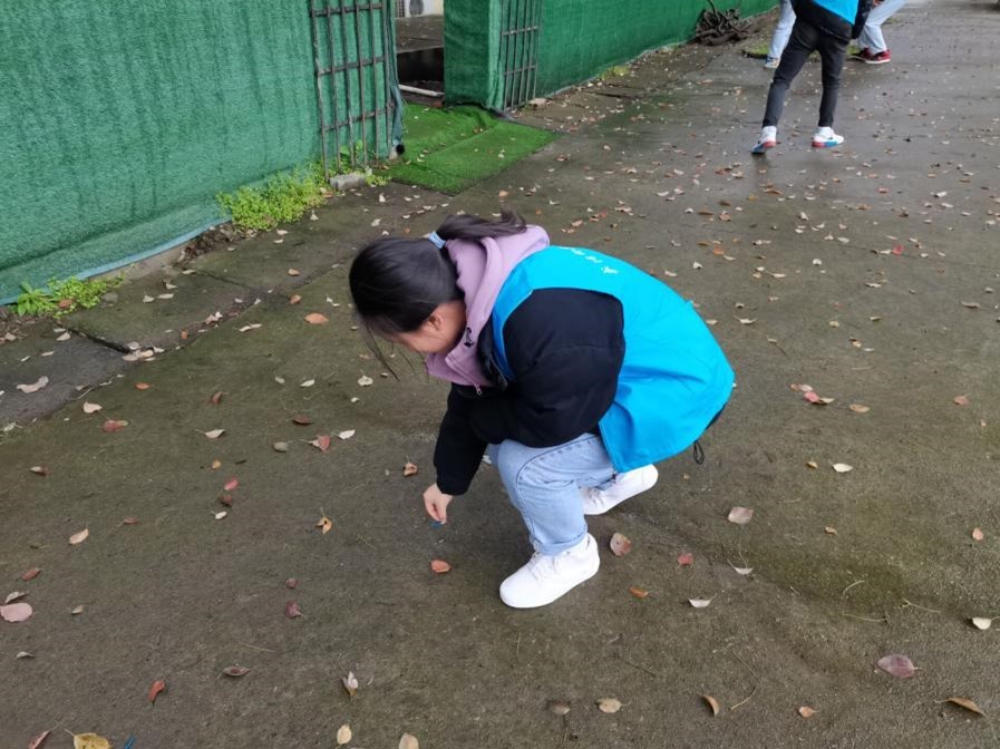 bat365在线中国官网登录入口“雷锋月” 清扫校园志愿活动