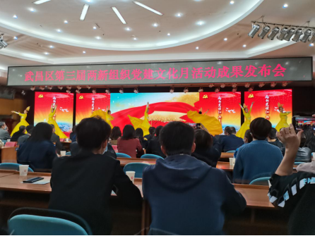 bat365教师参加武昌区第三届两新组织党建文化月活动成果发布会